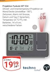 Projektion Funkuhr WT 534 Angebote von techno Line bei GLOBUS Hürth für 19,99 €