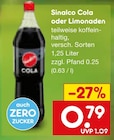 Aktuelle Cola Angebote bei Netto Marken-Discount in Kaarst Aktuelles Cola oder Limonaden Angebot bei Netto Marken-Discount in Kaarst ab 0,79 €