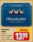 Helles im Angebot bei REWE in Willich Helles Angebote von Oberdorfer bei REWE Willich für 13,99 €