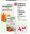 Kürbiskerne oder Cranberry von Altapharma im aktuellen Rossmann Prospekt für 4,49 €