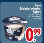 Aktuelles Original griechischer Joghurt Angebot bei EDEKA in Ingolstadt ab 0,99 €