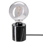 Tischleuchte + LED-Leuchtmittel schwarz/Klarglas grau Angebote von MARKFROST / MOLNART bei IKEA Oberhausen für 32,98 €