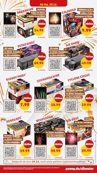 Feuerwerk im Penny Prospekt "Wer günstig will, muss Penny." mit 42 Seiten (Gießen)