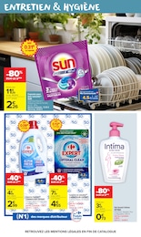 Prix et réduction Lave-Vaisselle dans le prospectus Carrefour Market en cours Offre Lave-Vaisselle dans le catalogue Carrefour Market du moment à la page 13