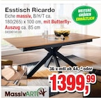 Esstisch Ricardo im Angebot bei Die Möbelfundgrube in Trier Esstisch Ricardo Angebote von MassivART bei Die Möbelfundgrube Trier für 1.399,99 €