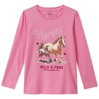 Oberbekleidung im Ernstings family Prospekt Mädchen Langarmshirt mit Pferde-Print im aktuellen Ernstings family Prospekt für 9,99 €