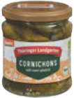 Thüringer Landgarten Bio-Gewürzgurken oder -Cornichons bei tegut im Schwarzach Prospekt für 2,49 €