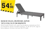 Promo Bain de soleil en résine Jaipur à 54,90 € dans le catalogue Tout Faire à Bollwiller