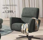 Polstermöbel Fischer Heilbronn - DREHSESSEL LOTTA Angebot im Prospekt DREHSESSEL LOTTA bei Polstermöbel Fischer im Heilbronn Prospekt für 1.399,00 €