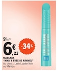 Mascara kind & free - RIMMEL en promo chez E.Leclerc Poitiers à 6,23 €