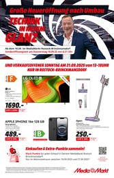 MediaMarkt Saturn Prospekt für Mönchhagen mit 16 Seiten MediaMarkt Saturn Prospekt für Mönchhagen: "Große Neueröffnung nach Umbau", 16 Seiten, 18.09.2025 - 27.09.2025