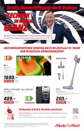 Aktueller MediaMarkt Saturn Elektromärkte Prospekt in Mönchhagen und Umgebung, "Große Neueröffnung nach Umbau" mit 16 Seiten, 18.09.2025 - 27.09.2025