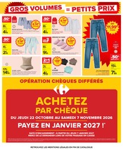 Promos Chaussures dans le catalogue "GROS VOLUMES = PETITS PRIX" de Carrefour Chaussures en promo dans le catalogue Carrefour à la page 35