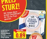 Delikatess-Schinkenwurst von Gut&Günstig im aktuellen E center Prospekt