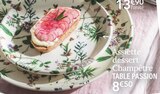 Promo Assiette dessert Champêtre à 8,50 € dans le catalogue Ambiance & Styles à Strasbourg