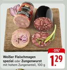 Weißer Fleischmagen spezial oder Zungenwurst Angebote von Unsere Hausmarke bei EDEKA Stuttgart für 1,29 €