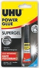 Power glue 3g - UHU en promo chez Hyper U Alès à 1,99 €