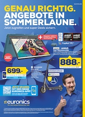Computer im EURONICS Prospekt in Rheda-Wiedenbrück Aktueller EURONICS Prospekt mit Computer, "GENAU RICHTIG. ANGEBOTE IN SOMMERLAUNE.", Seite 1