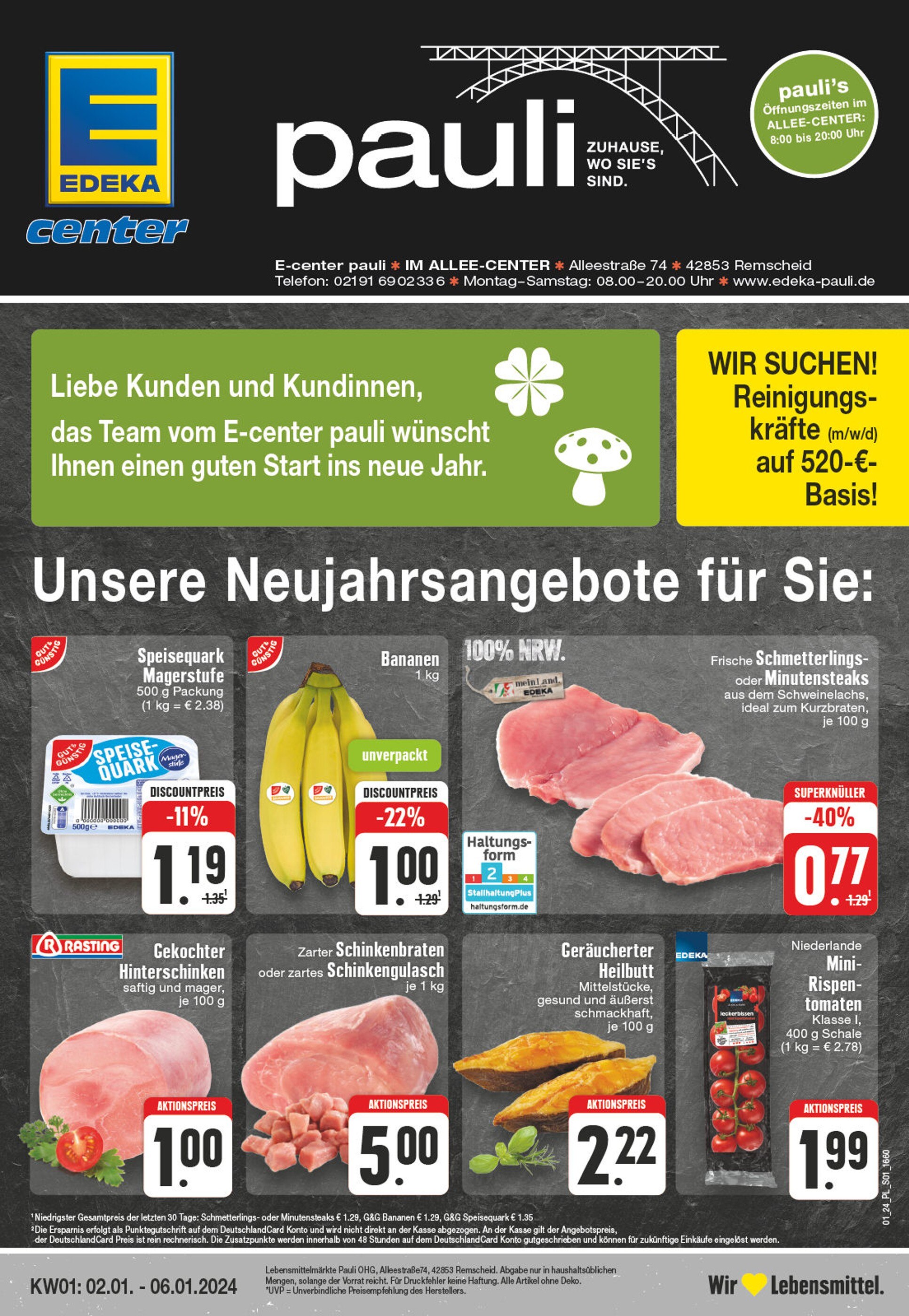 EDEKA Remscheid - aktuelle Angebote im Prospekt der Woche