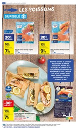 Offre Saumon surgelé dans le catalogue Carrefour Market du moment à la page 6