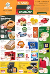 GLOBUS Supermarkt Prospekt der aktuellen Woche mit 25 Seiten, gültig von 14.09.2026 bis 19.09.2026, in Osthofen und Umgebung Aktueller GLOBUS Supermarkt Prospekt in Osthofen und Umgebung, "Aktuelle Angebote" mit 25 Seiten, 14.09.2026 - 19.09.2026