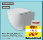 Wand-WC-Set „Cologne“ bei toom Baumarkt im Leipzig Prospekt für 99,99 €