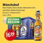 Natur Radler Angebote von Mönchshof bei Huster Pirna für 16,99 €
