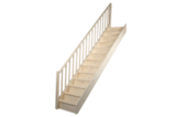 Escalier droit pré-monté sapin + rampe "elma" en promo chez Brico Dépôt Rueil-Malmaison à 439,00 €