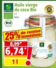 Huile vierge de coco Bio - BIO SONNE dans le catalogue Norma