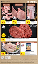 Promos Viande dans le catalogue "-50% DE REMISE IMMÉDIATE SUR LE 2ÈME" de Intermarché Super Viande en promo dans le catalogue Intermarché Super à la page 8
