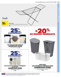 Offre Panier À Linge dans le catalogue Carrefour du moment à la page 61