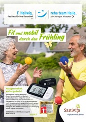 Aktueller Sanitätshaus F. Hellwig GbR Prospekt mit Blutdruckmessgerät, "Fit und mobil durch den Frühling", Seite 1