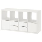 Regal mit 2 Türen 4 Schubladen/wellenförmig weiß im Angebot bei IKEA in Kirchheim Regal mit 2 Türen 4 Schubladen/wellenförmig weiß Angebote von KALLAX bei IKEA Kirchheim für 129,99 €