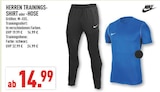 HERREN TRAININGS-SHIRT oder -HOSE Angebote von Nike bei Marktkauf Recklinghausen für 14,99 €