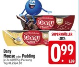 Mousse oder Pudding im Angebot bei EDEKA in Ravensburg Mousse oder Pudding Angebote von Dany bei EDEKA Ravensburg für 0,99 €
