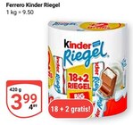 Kinder Riegel bei GLOBUS im Prospekt "" für 3,99 €