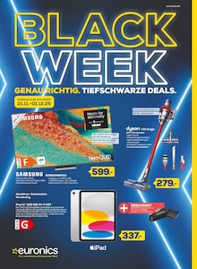 Aktueller EURONICS Prospekt "BLACK WEEK" Seite 1 von 8 Seiten für Fürstenau