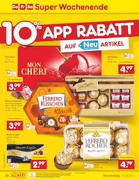 Mon cheri Angebot im aktuellen Netto Marken-Discount Prospekt auf Seite 54