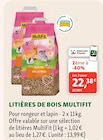 Litières de bois - MultiFit dans le catalogue Maxi Zoo