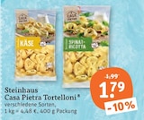 Casa Pietra Tortelloni Käse von Steinhaus im aktuellen tegut Prospekt für 1,79 €