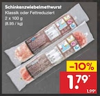 Schinkenzwiebelmettwurst bei Netto Marken-Discount im Bad Schussenried Prospekt für 1,79 €