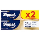 Dentifrice White Now 3 en 1 "Lot de 2" - SIGNAL en promo chez Carrefour Dentifrice White Now 3 en 1 "Lot de 2" - SIGNAL dans le catalogue Carrefour