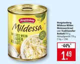 Mildessa Mildes Weinsauerkraut im Angebot bei Marktkauf in Schorndorf Mildessa Mildes Weinsauerkraut Angebote von Hengstenberg bei Marktkauf Schorndorf für 1,49 €