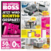 Aktueller SB Möbel Boss Prospekt "JETZT WIRD RICHTIG GESPART!" mit 16 Seiten