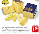 EDEKA Leonberg - Unser Allgäuer deutscher Schnittkäse Angebot im Prospekt Unser Allgäuer deutscher Schnittkäse bei EDEKA im Leonberg Prospekt für 1,49 €