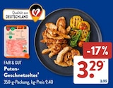 ALDI SÜD Kaltenwanghof - Puten-Geschnetzeltes Angebot im Prospekt Puten-Geschnetzeltes bei ALDI SÜD im Kaltenwanghof Prospekt für 3,29 €