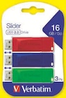 Pack de 3 clés USB 2.0 - Verbatim en promo chez Hyper U Saint-Malo à 14,99 €