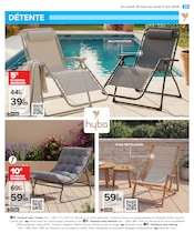 Fauteuil Relaxation en promo dans le catalogue Carrefour à la page 39