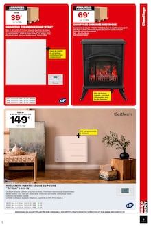 Promotion Cheminée dans le prospectus Brico Dépôt, valable du 28/11/2025 au 24/12/2025 Promo Cheminée dans le catalogue Brico Dépôt du moment à la page 9