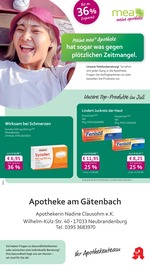 mea - meine apotheke Apotheken Prospekt der aktuellen Woche mit 4 Seiten, gültig von 01.07.2026 bis 31.07.2026, in Neubrandenburg und Umgebung Aktueller mea - meine apotheke Apotheken Prospekt in Neubrandenburg und Umgebung, "Unsere Juli-Angebote" mit 4 Seiten, 01.07.2026 - 31.07.2026